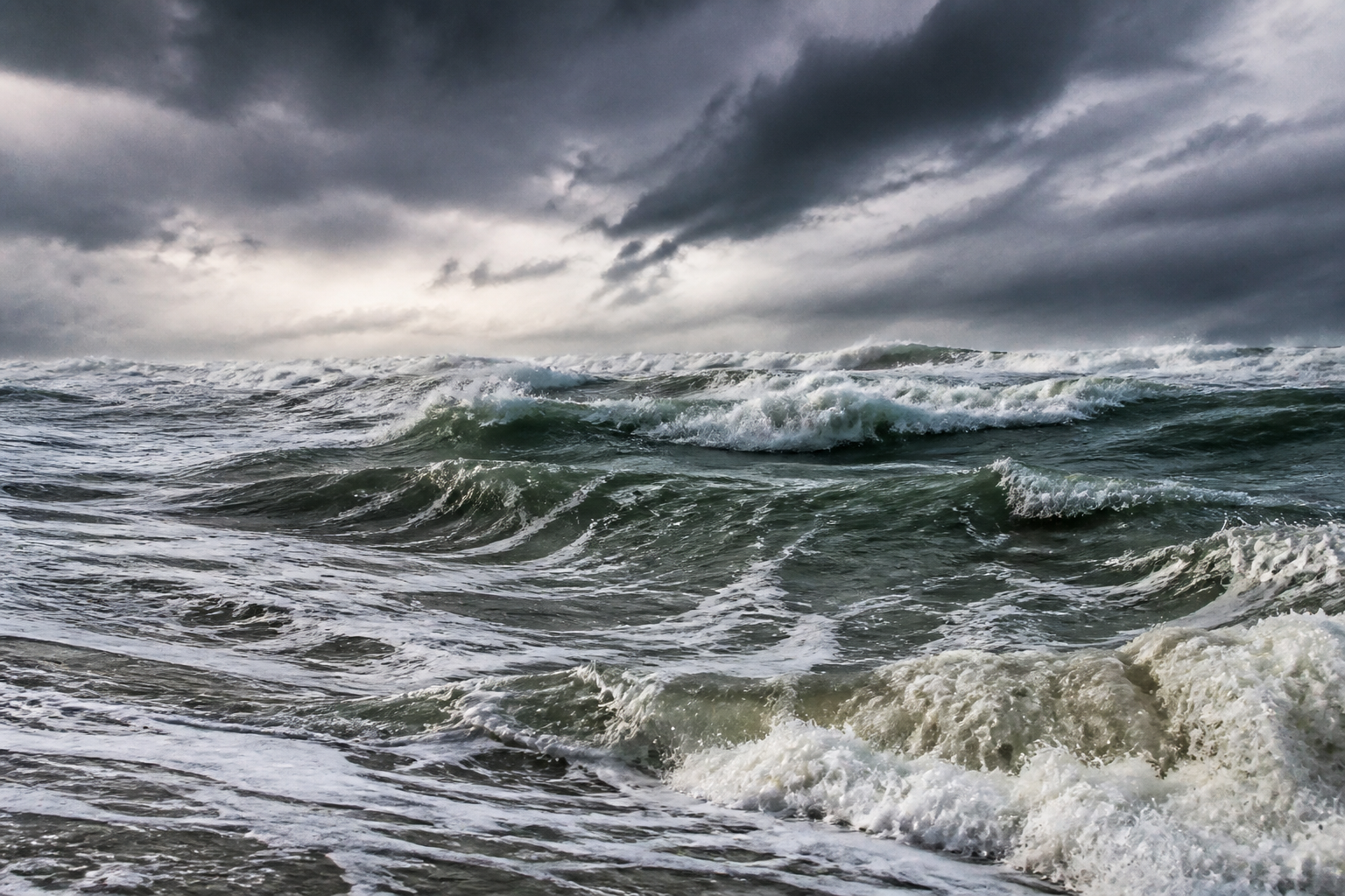 North Sea swell